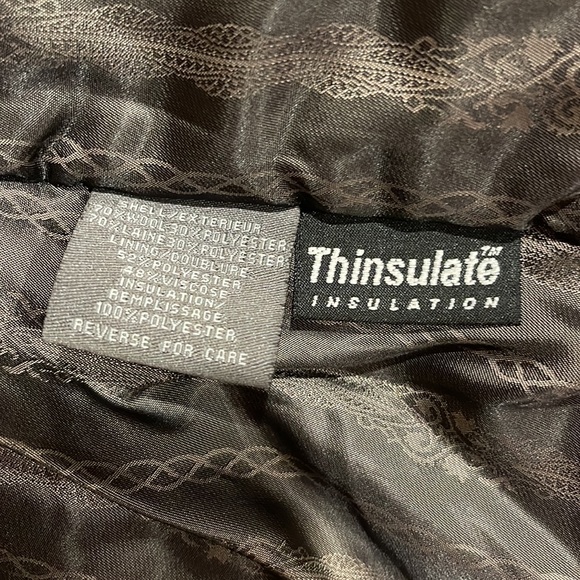 I. Spiewak & Sons Peacoat Wool Blend Moss Green Double Breasted Coat M - Picture 9 of 11